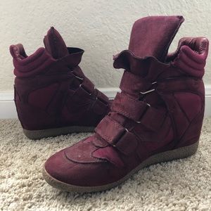 Mossimo Supply Co Suede Wedge Sneakers